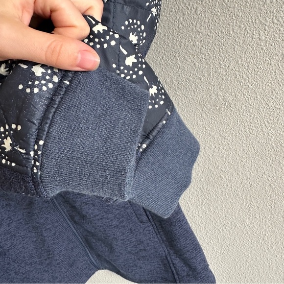 Burton Blue Print and Knit Long Jacket Small - Picture 7 of 12